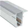 Binario Elettrificato Magnetico da Incasso Bianco - 48V Variante Lunghezza 1 Metro