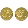 CHANEL Pre-Owned - Orecchini a clip CC 1995 - Donna - placcatura in oro - Taglia unica