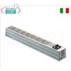 Vetrina refrigerata in ABS da banco, mm 1720x230