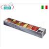 Vetrina refrigerata in ABS da banco, mm 2080x410