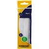 Korbond - Fasce per chiusura da applicare con ferro da stiro, colore bianco, 2 x 50 cm