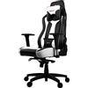 Arozzi Vernazza Sedia da Gaming, Finta Pelle, Bianco, 50 x 55 x 130 cm