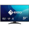 EIZO FlexScan EV3240X-BK Monitor PC 80 cm (31.5") 3840 x 2160 Pixel 4K Ultra HD LCD