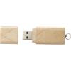 Chiavetta USB 3.0 da 16 a 128GB in legno con portachiavi personalizzate o neutre