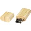 USB 2.0 in bambù con portachiavi da 2 a 128 GB personalizzate o neutre