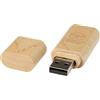 Chiavetta USB in legno 2.0 con portachiavi da 2 a 128GB personalizzate o neutre
