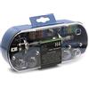 LIGHTWORLD24 Welt der Lichter LIGHTWORLD24 Set 30 Pezzi Fusibili Auto 12V per Illuminazione H4 Lampadine Freno Kit di Ricambio Fusibili per Veicoli