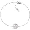 AMEN Bracciale fiore della vita in argento