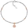 AMEN Bracciale charm timone in argento