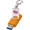 USB 3.0 con portachiavi Rotate da 16 a 128GB personalizzate o neutre