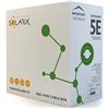 Solarix SXKD-5E-UTP-PVC Cavo Di Rete interno grigio rame ethernet prot. 2.5GBASE-T e 5GBASE-T