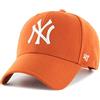 47 '47 Brand - Cappellino New York Yankees MVP, colore: Arancione bruciato