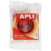 APLI - Nastro adesivo Sacchetto trasparente 12 mm x 33 m