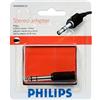 Philips SWA 2550 W/10 Adattatore per cuffie (Presa 6,35 mm -3,5 mm connettore) , colore: Nero