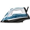 BLACK+DECKER BXIR2402E - Ferro da stiro a vapore, 2400W, colpo di vapore 140g/min, vapore continuo 0-30g/min, piastra in acciaio inossidabile, serbatoio 370 millilitri, ergonomico, plastica, blu