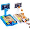 CHONGQILAO 2 Pezzi Giocattolo da Gioco di Pallacanestro da Tavolo, Tabletop Basketball per Bambini, Basket da Tavolo da Tavolo per 2 Giocatori, per Bambini, Idea Regalo per Ragazzi e Ragazze