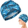 KSJEHW Impermeabile Bambini Cuffia da Nuoto Elastico Cuffia Piscina Modelli di squalo Cuffia per bambini Uomo Donna Alta elasticità