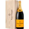 Champagne Veuve Clicquot Salmanazar - Champagne Veuve Clicquot Brut Carte Jaune - Cassa Di Legno
