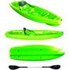 Big Mama Kayak canoa monoposto GIL 2.0 BIG MAMA START - kayak da 254 cm + seggiolino + pagaia - VERDE