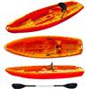 Big Mama Kayak kayak GIL 2.0 BIG MAMA START - canoa monoposto da 254 cm + seggiolino + pagaia - ARANCIONE