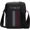 Tommy Hilfiger Uomo Borsa a Tracolla Mini Reporter Piccola con Zip, Nero (Black), Taglia Unica