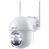 ANRAN 5MP Telecamera di Sorveglianza Esterno, Supporto WiFi 2,4/5GHz, 360° PTZ, Tracciamento Automatico, Rilevamento PIR, Visione Notturna a Colori, Audio Bidirezionale, Alexa, P3 Max
