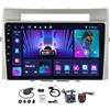 BUSOTH Android 12 Double Din Autoradio per Toyota Corolla Verso AR10 2004-2009 | Radio FM RDS DAB+ da 9 pollici GPS Bluetooth Mani libere Comandi al volante Carplay Android Auto Telecamera ( Size : M100CP )