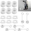 WANTOUTH 18 Pezzi Tappi a Prova di Fuoriuscite in Silicone 6 Copertura per Cannuccia Riutilizzabili 6 Tappi Rotondi per Perdite 6 Tappi Quadrati per Perdite Compatibili con Tazze Stanley Versione 2.0