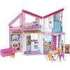 Barbie - Casa di Malibu - Casa di Barbie Malibu - Playset Trasformabile con Plug-and-Play - Oltre 25 Accessori - 60 Cm - Regalo per Bambini da 3+ Anni, FXG57