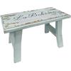 TentHome Sgabello TentHome vintage, poggiapiedi, naturale, rustico, per piante, per bambini, piccolo sgabello per cameretta, blu
