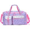 HTgroce Borsone Palestra Bambina- Borsa da Viaggio Duffel Bag Rosa - Borsa Sport Piscina Weekend Bambine con Tracolla