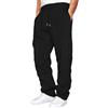 Daikascbny Pantaloni da Jogging Uomo Invernali Pantaloni Tuta in Pile Pantalone Jogger Sportivi da Uomo Larghi Casual Pantaloni Gamba Dritta Caldo Trousers con Coulisse e Tasche Pantaloni da Tuta Uomo