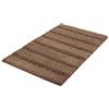 Kleine Wolke Tappeto da Bagno Monrovia, Poliestere, Beige Scuro, 70 x 120 x 2.5 cm