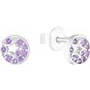s.Oliver Orecchini a perno in Argento 925 Gioielli da orecchio per bambine, con zirconi sintetici, 0,6 cm, Argento, stella, in confezione regalo, 2036820