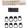 Walfront Manicotto per Dita in Silicone Punta delle Dita in Silicone Protezione per Bussare Manicotti per Dita Supporto per Bacchette Accessori per Percussioni per Tamburo in Acciaio