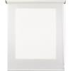 STORESDECO Tenda a rullo traslucida Deco, Tenda a rullo decorativa Deco con aspetto tessile, moderna tenda trasparente, ideale per finestre e porte, fino a 200 cm di larghezza! | Deco Bianco, 140 cm x 250 cm