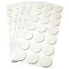 Adsamm® / 105 x feltrini autoadesivi/Bianco/ø 30 mm/Rotondo/piedini per mobili in feltro da 3.5 mm di spessore/pad protettivi per arredi