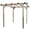 Senza Marca/Generico Pergola da giardino in legno impregnato cm 300X300X220h