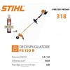 STIHL Decespugliatore STIHL FS 120 R Motore 2 MIX cc 30,8 (OMAGGIO olio STIHL 100ml)