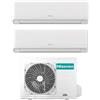 Mitsubishi Climatizzatore Inverter Hisense Ecosense WiFi Dual 12000+18000 Btu 3AMW72 A++