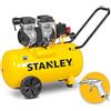 STANLEY DST 240/8/50 COMPRESSORE ARIA SILENZIATO SILENZIOSO 50 lt, 2 HP