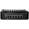 HUNSN Micro Firewall Appliance, Mini PC, VPN, Router PC, Alder Lake-N 12th Gen N100, RJ47, 6 x 2.5GbE I226-V, 2 x HDMI2.1, TF, Type-C, Barebone, NO RAM, NO Storage, NO System