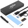 Jorkar USB C 3.2 Scatola SSD 12+16 pin Box Esterno SSD Per MacBook Air/Pro mid 2013-2017, Lettore Box per Disco A1466 A1465 A1502 A1398, Portatile Mac SSDs a USB-C Case Adattatore