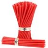 Danilovo - Candele in Cera d'Api, 50 Pezzi, Colore Rosso, Candele Decorative per Preghiera, per Rituali, Decorazione o Candele di Compleanno, 18,5 cm x 0,61 cm