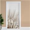Finest Folia Pellicola adesiva per porta, 90 x 200 cm, per porta, soggiorno, camera dei bambini, cucina, bagno, adesivo per porta, soggiorno, camera dei bambini, adesivo, TF02, (07 dente di leone)