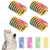 Shengxi 16 Pezzi Colorato Giochi a Molla per Gatti Giocattolo Interattivo per Gattino al Chiuso Regalo di novità per Gattino e Animali Domestici per Uccidere il Tempo