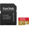 Sandisk - Extreme Microsdxc U3/class 10 64gb + Adattatore Sd