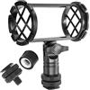 Nicama NC4 Shock Mount Microfono Shotgun per Microfono AKG D230 Sennheiser MKH-416 ME66 Rode NTG-2 NTG-1 AT-875R