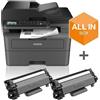 Brother Multifunzione 4in1 Laser A4 ALL IN BOX Grey e Black MFCL2827DWXLRE1