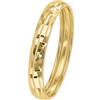 forme di Lucchetta - Anello Fedina in Oro Vero 14K con Effetto Diamantato | Misure 10-22 | Regalo Elegante per Lei, 14k, 18